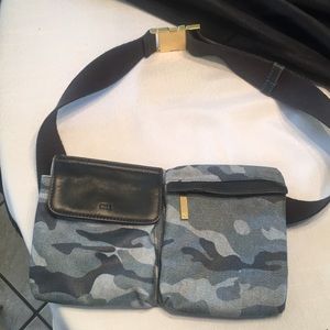 G.I.L.I GILI Blue Camo fanny belt pack or crossbdy